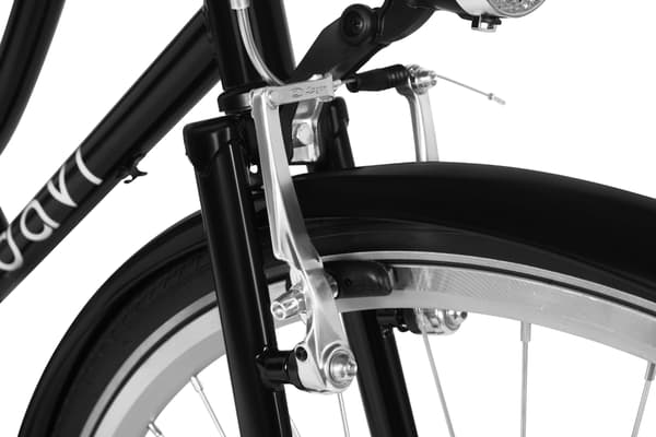 Damecykel Davi Alma 1 gear, 28", 160-185 cm, Sort