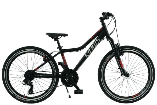 Kands Dragon 24" cykel, 130–165 cm, Svart