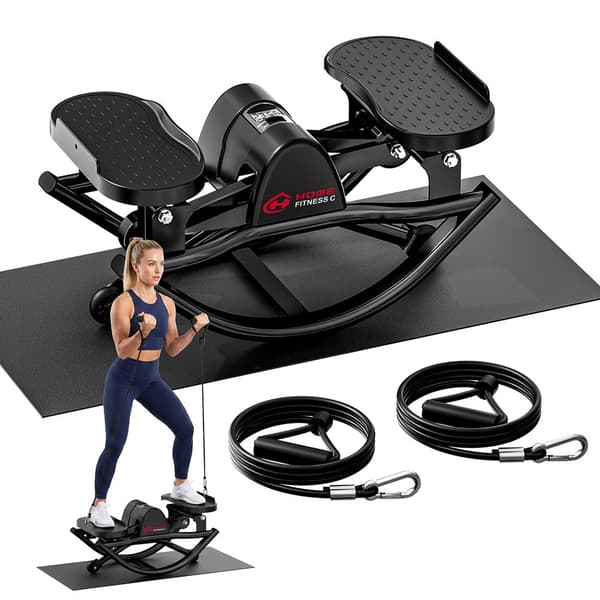 Stepmaskine med Modstandsbånd, Sideværts Bevægelse, Digital Display, U-Formet Base, Maks. 130 kg