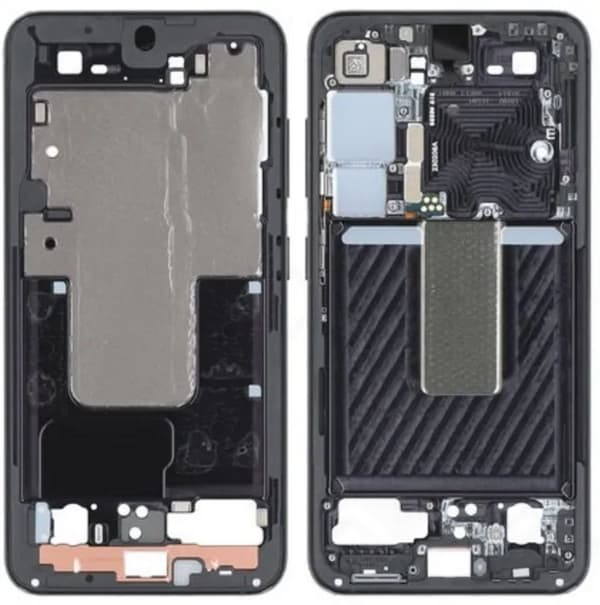 Samsung Galaxy S23 LCD-ramme - Sort