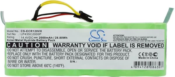 Batteri til Ariete Briciola 2711 etc