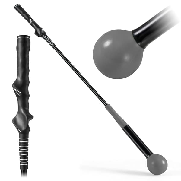 Golf swing trenerhjelpemiddel, 80 cm, vekthode, grå
