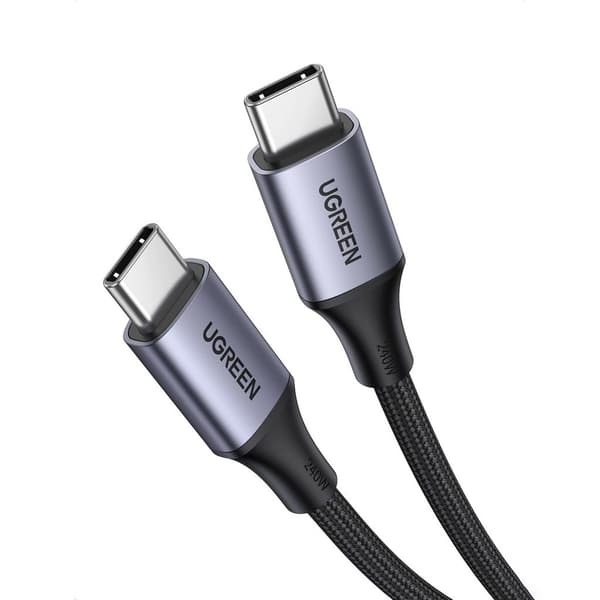 Ugreen USB-C til USB-C Kabel 240W PD, 5A, 2m - Grå