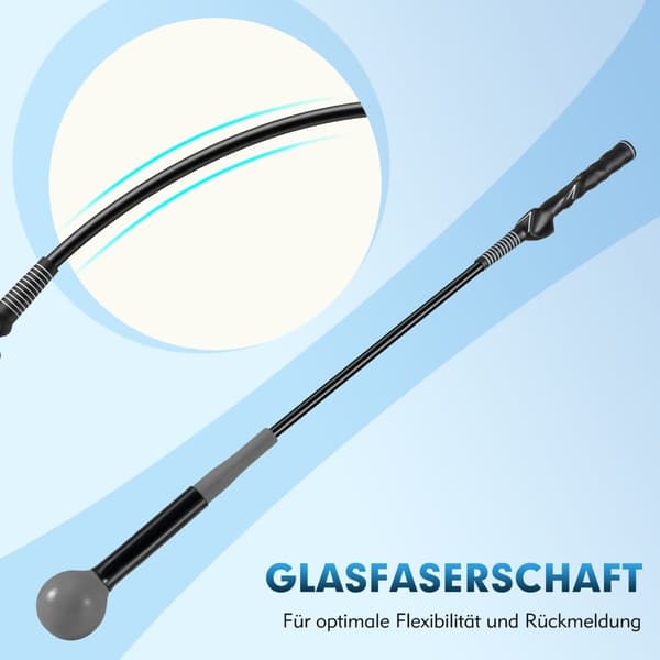Golf swing trenerhjelpemiddel, 80 cm, vekthode, grå