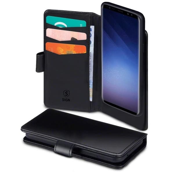 Wallet etui til Samsung Galaxy S22 Plus - Sort