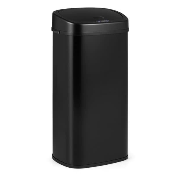 68L automatisk sensor skraldespand – dobbeltzone, sort
