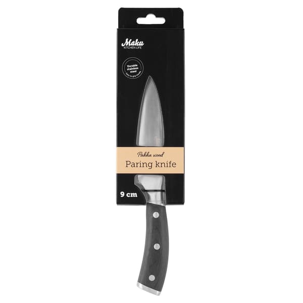 Kniv med trehåndtak, 9 cm blad