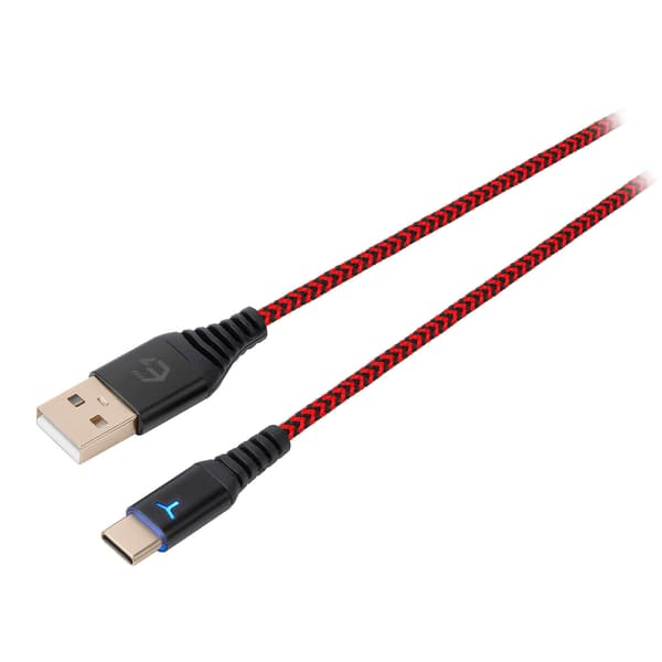 EGOGEAR Cable SCH10 punainen/musta Type-C 3m punottu NSW