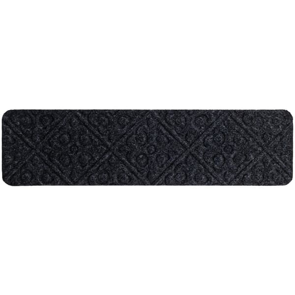 Halkfria trappsteg, 15-pack, 76x20 cm, Grå