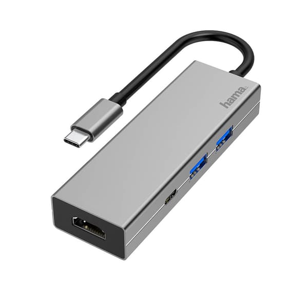 HAMA Adapter USB-C Multi 4x HDMI-portit