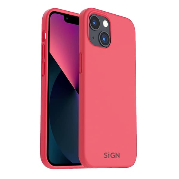 Liquid Silikone Cover til iPhone 14 Plus - Vandmelon Rød