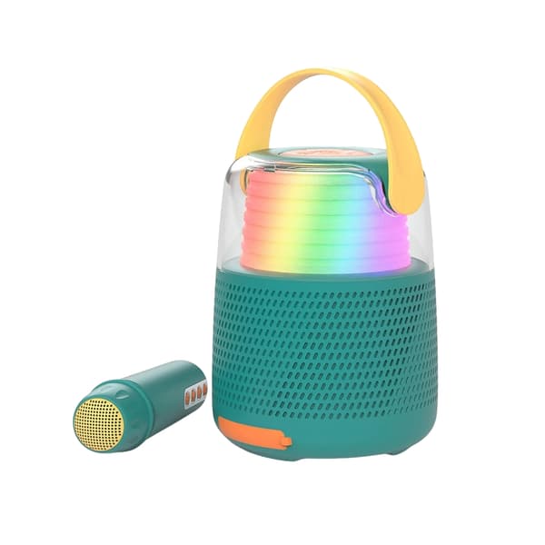 MOB Høyttaler Karaoke Kit Mic LED Blå