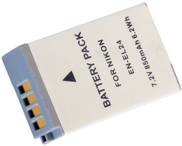 Batteri för EN-EL24 ersättningsbatteri