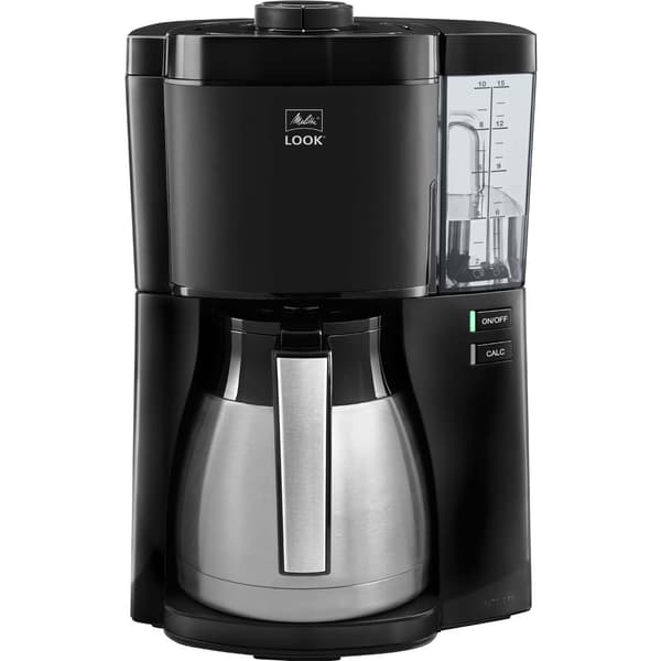 Kaffemaskine, Sort, 1,25L, Aromavælger