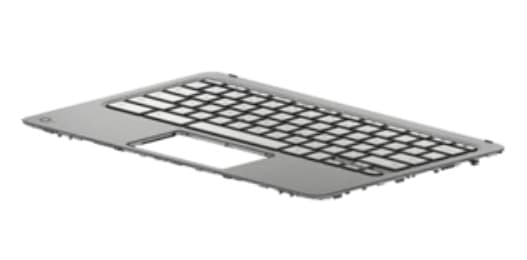 HP Topcover Grå m/Keyboard - Nordic