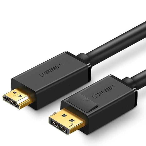 Ugreen Unidirectional DisplayPort til HDMI-kabel 4K 30Hz, 32AWG, 1,5m - Sort