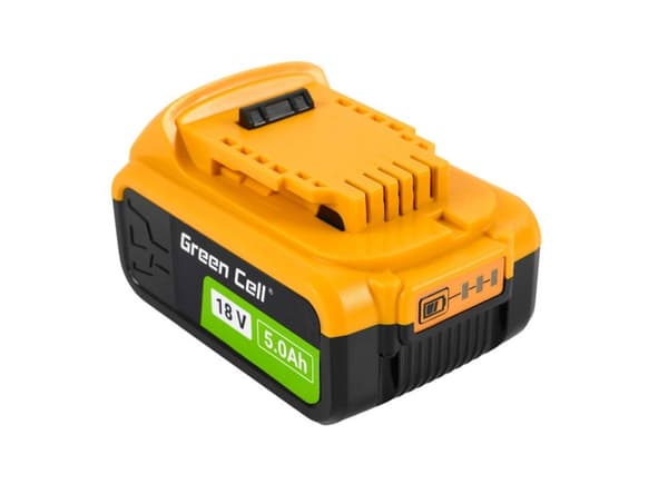 Grønt cellebatteri DeWalt XR, 18V 5Ah
