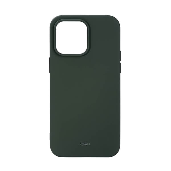 ONSALA Bakdeksel Silikon iPhone 14 Pro Max 6,7" Olivengrønn
