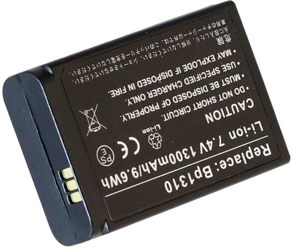 Batteri for BP-1310 erstatningsbatteri
