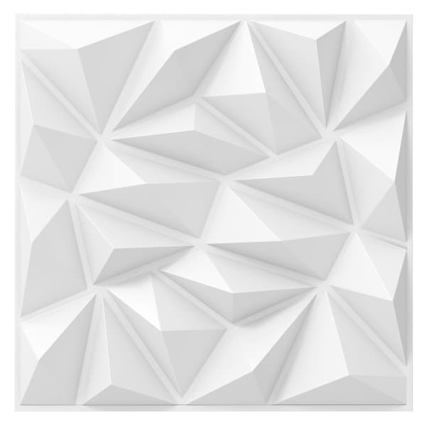 3D-väggpaneler, diamantmönster, 20-pack, 5 m² täckning
