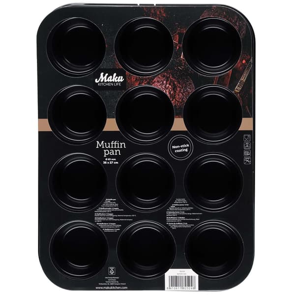 Muffinform 36 x 27 cm non-stick bageplade