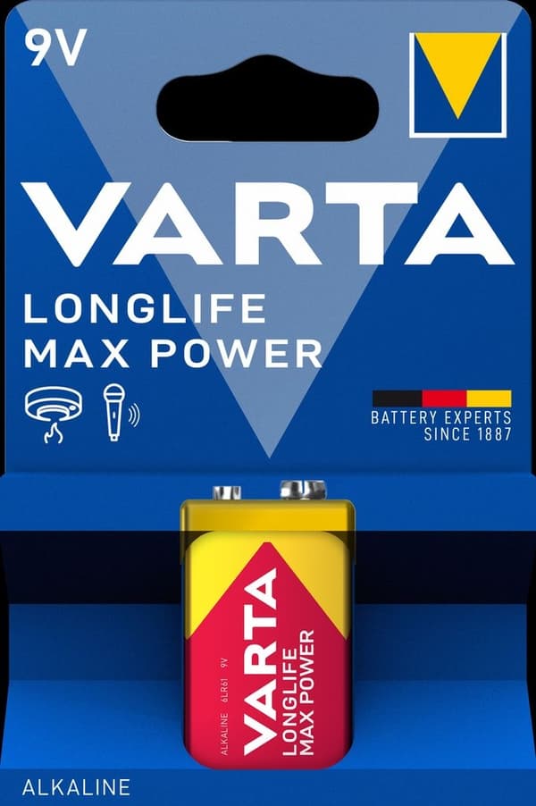 VARTA Longlife Max Power 9V -paristo
