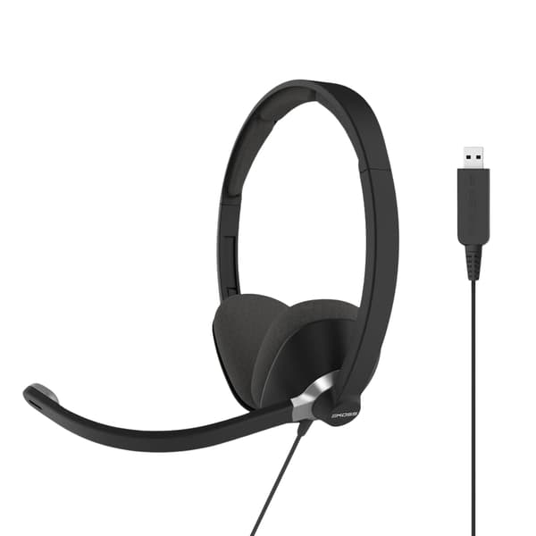 KOSS Headset CS300 on-ear USB musta