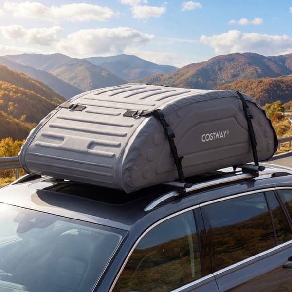 Vanntett 400L biltakbag, 4 stropper