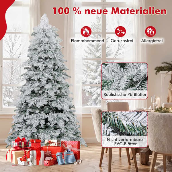 180 cm tekokuusi LED-valoilla