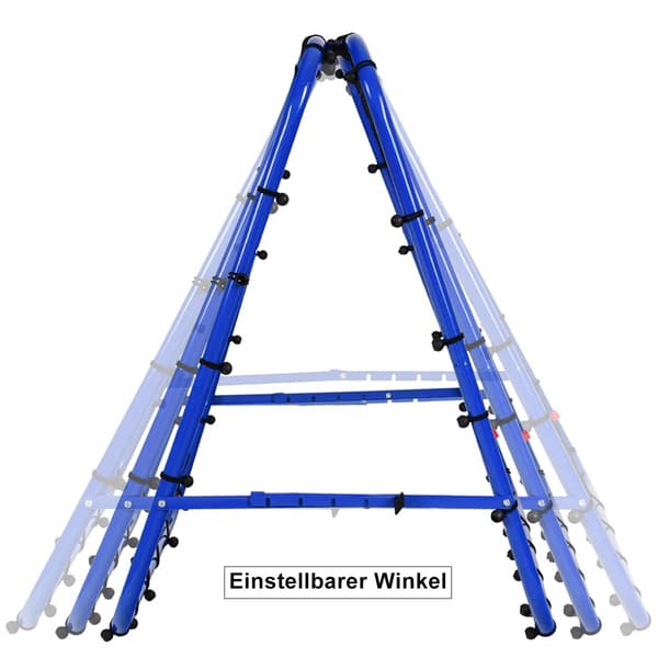 Justerbart vinkelfodboldreboundernet, 100 x 100 cm