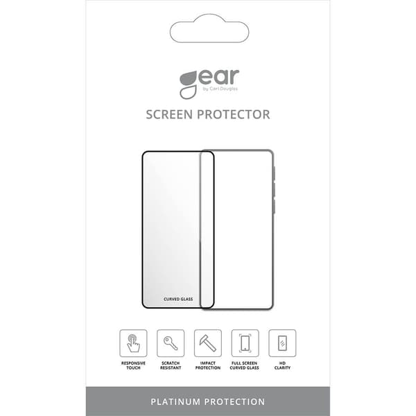 GEAR Glas Prot. Buet sort ramme 3D PLATINUM iPhone XR/11