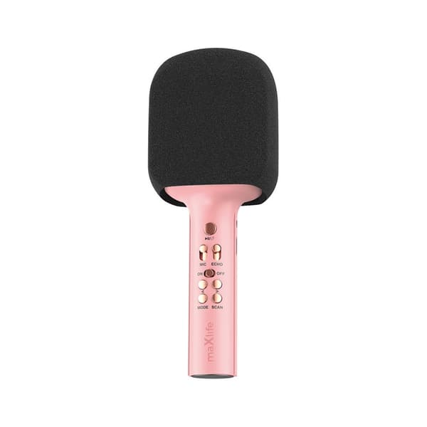 Maxlife Bluetooth mikrofon med högtalare - Rosa