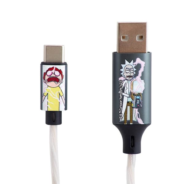 RICK&MORTY USB A–C -valo 1,2 m
