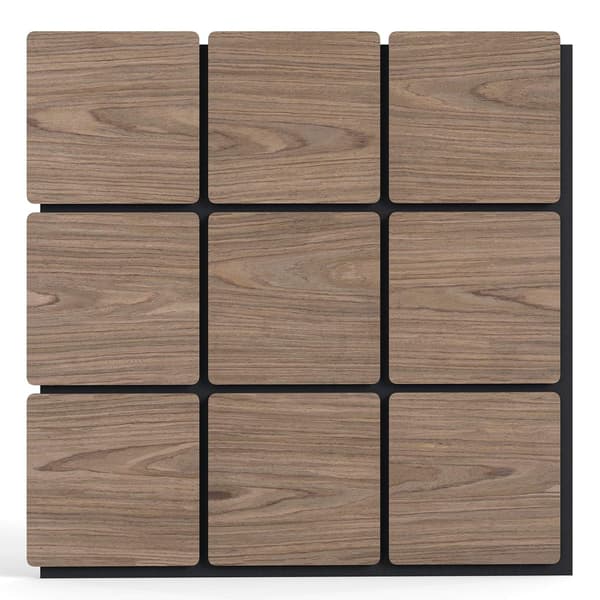 Akustiska väggpaneler, 4-pack, 62x62 cm, ljudisolering