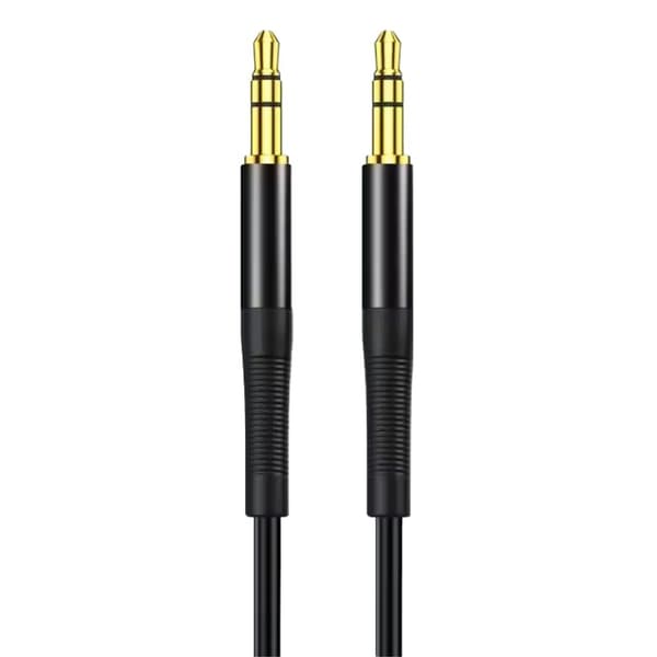 NEXTBATT 3,5 mm han-til-han AUX-kabel, 1 m - Sort