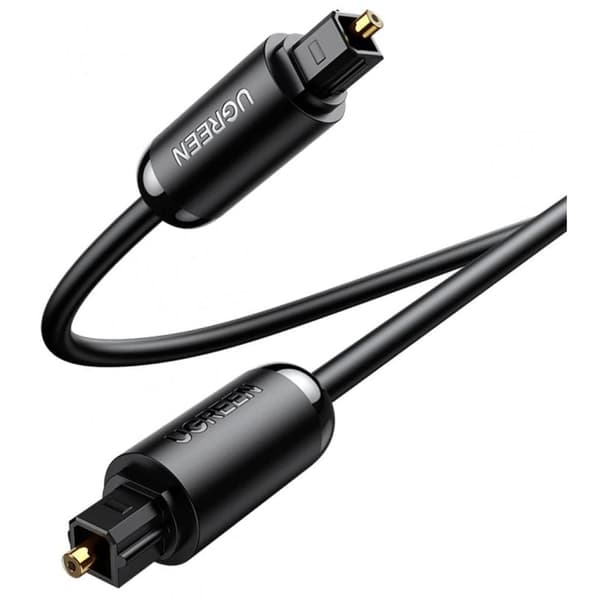 UGREEN Toslink digitalt optisk lydkabel, 1m - sort
