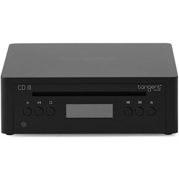 CD-spiller med display, svart