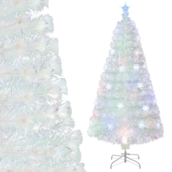 Fiberoptisk juletræ 150 cm, 24 LED, stjernetop