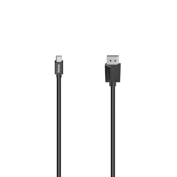 HAMA Cable Video mini-DP - DP Ultra-HD 4K 1.5m