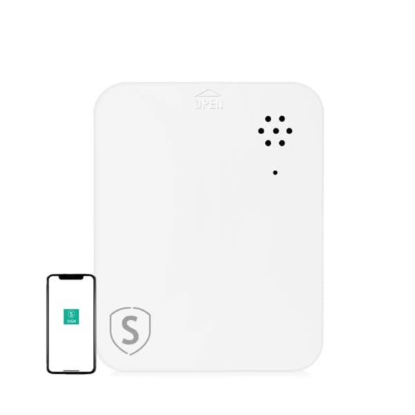 Smart Home WiFi vannlekkasjesensor - Hvit