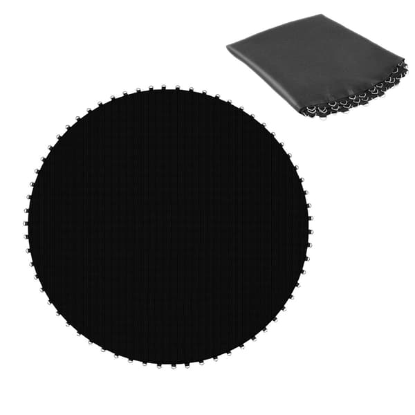 Trampolinmåtte, 366 cm ramme, sort, holdbar PP