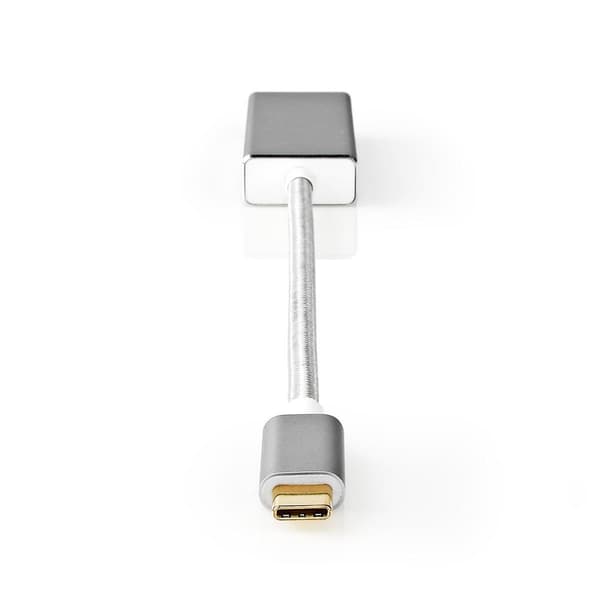 Nedis USB-C 3.2 - Mini DisplayPort -sovitin, 0,2 m - hopea