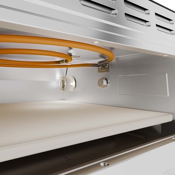 Pizzaugn 2100W, 400C kapacitet