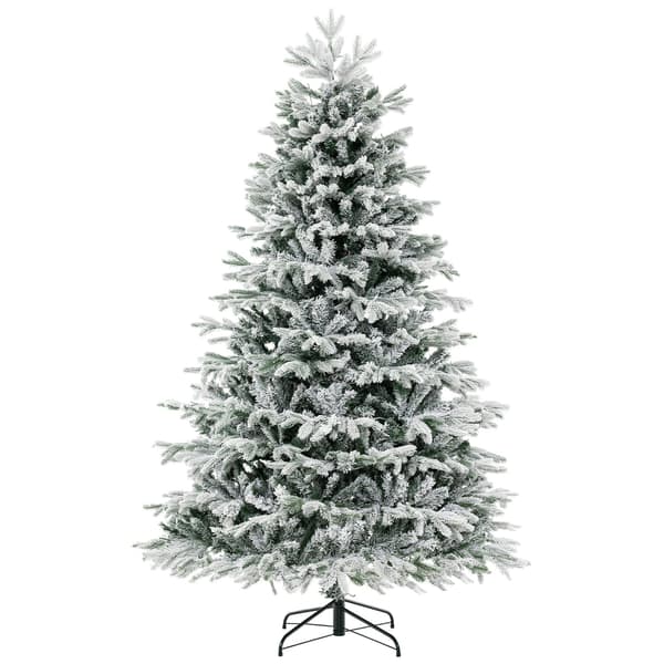 210 cm tekokuusi lumella ja 450 LEDillä