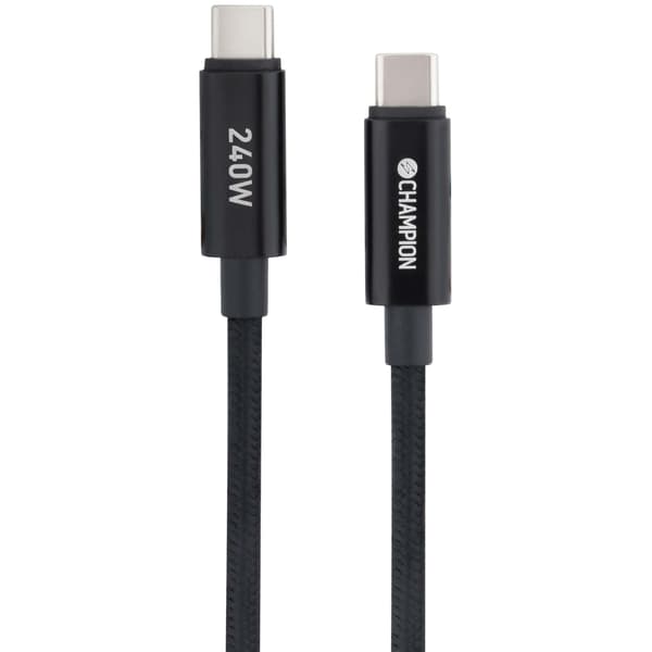USB-C-kabel 240W, 2m, svart