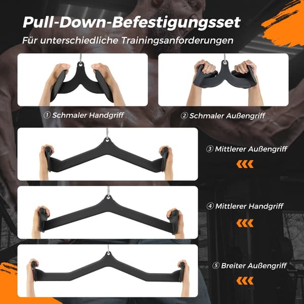 Kabelmaskintillbehörsset – 5 delar, metall, ergonomiskt