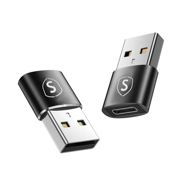 SiGN USB-C til USB-A adapter, 2-pak