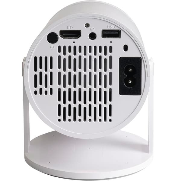 Projektor HDMI USB Bluetooth, 37""–170"" skjerm, hvit