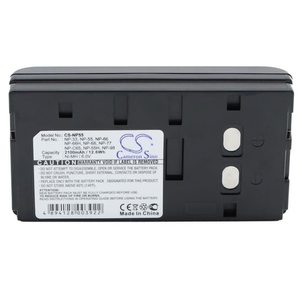 Batteri til NP-55 erstatningsbatteri