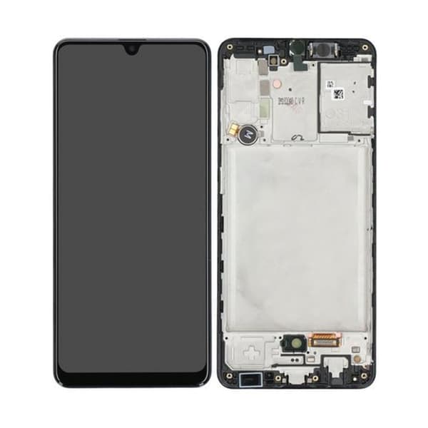 Samsung Galaxy A31 LCD-skærm - Sort